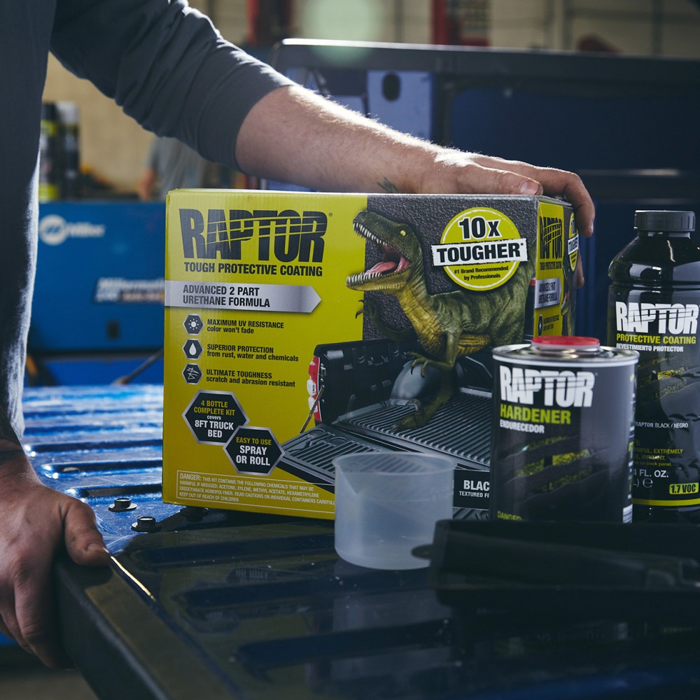  Raptor 820 products RAPTOR Black Spray Truck Bed Liner Kit - 1  Gallon kit : Automotive
