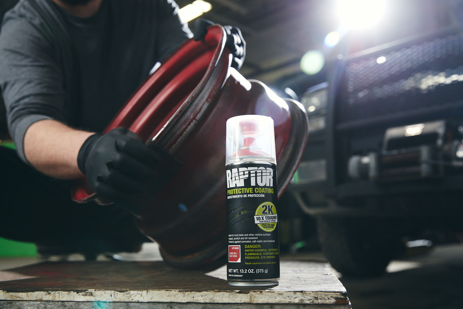 Raptor 2k Bedliner Aerosol Raptortough 2373