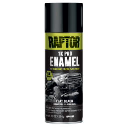 UP4849-1K-PRO-ENAMEL-FLAT-BLACK-400mL-AEROSOL-FB 1K Pro Enamel