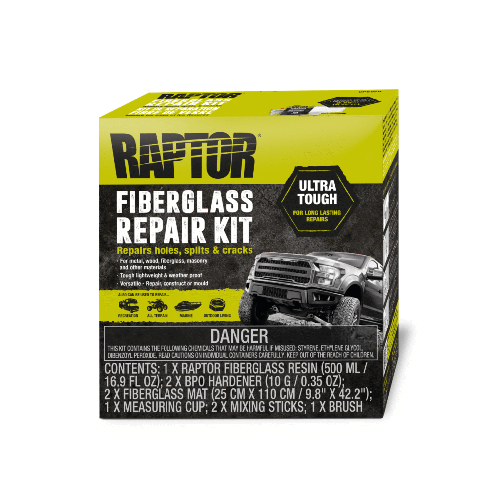 【新品】RAPTOR UL FIBREGLASS FIN RAPTOR Fiberglass Repair Kit - Raptortough