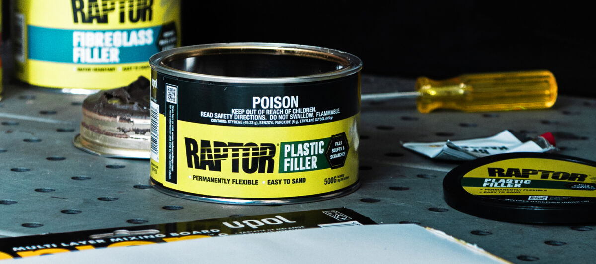 Plastic Raptors How-To Use RAPTOR Plastic Filler - RAPTOR Coatings Australia